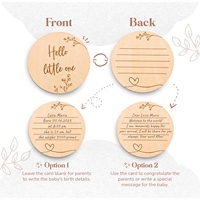 Disques en bois pour étapes mensuelles de bébé en 3D, Panneaux en bois pour étapes mensuelles de bébé, Disques en bois pour étapes mensuelles de bébé (Cadeau de naissance)