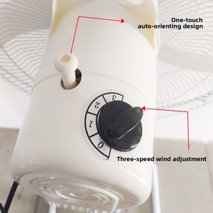 Ventilatore da soffitto elettrico da 16 pollici con flusso d'aria verticale e luce integrata - Product Image 3