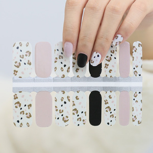 Desain Populer Huizi <span class=keywords><strong>Nail</strong></span> Art Gel <span class=keywords><strong>Nail</strong></span> Wraps Ribuan Desain untuk Stiker Kuku - Product Image 3