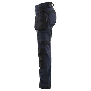 BLAKLADER - 712116458699C32 <b>Women</b>’s Craftsman <b>trousers</b> 4-way <b>stretch</b> Dark navy/Black - EAN 7330509921760 <b>WORK</b> <b>TROUSERS</b> - Product Image 3
