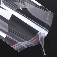 Sacs en PP transparents autocollants de qualité supérieure, refermables pour impression en héliogravure, pochettes réutilisables pour emballage cadeau et conservation de la fraîcheur