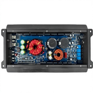 Amplificador Monobloque para Auto Lanbo Pro 1000W <span class=keywords><strong>RMS</strong></span> 1 95dB SNR Clase D de Alta Eficiencia para Subwoofer, 1 Canal, Crossovers, Aluminio - Product Image 4