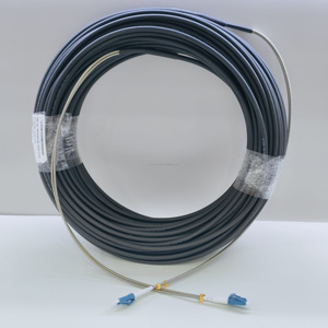 Câble de raccordement fibre monomode blindé LC-LC de 50m, duplex tactique extérieur, gaine LSZH, G657A2, IP67, 9/125μm, résistant à la traction - Product Image 5