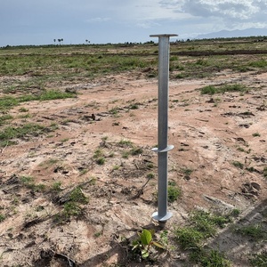 Soeasy giá rẻ mặt đất vít giá vít chất lượng cao nhúng nóng mạ kẽm vít mặt đất cho nền móng - Product Image 3