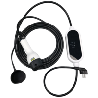 Nuevo Cargador para Vehículos Eléctricos Tipo 2 de 3.6kW y 230V con Corriente Ajustable (8A-16A), Cable de 5 Metros, Certificación CE ROHS, Portátil