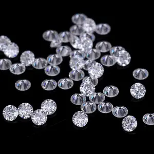 1.25-1.8Mm Melee Moissanite Prijs Per Karaat Def Vvs Uitstekend Gepolijst Lab Gemaakt Ronde Diamanten Witte Mini Moissanite