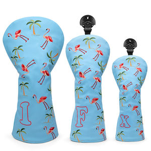 Wholesale Price Customized Logo Pu Leather Golf Headcovers Custom Golf <b>Head</b> <b>Covers</b> - Product Image 1