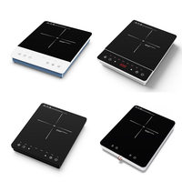 Prix usine Ultra mince pour la maison plaque chauffante 2000w par cuisine induction plaque de cuisson portable cuisinière électrique Cuisinière à induction