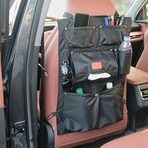 Car Seat Back Hanging Bag Multi Pocket Storage Organizer Oxford Fabric Black Khaki Army Green For Car Interior Organization - Product Image 2