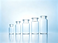 Flacons en verre borosilicate stériles ZILONG prêts à l'emploi (1ml-30ml) avec bouchon en caoutchouc, impression sérigraphique, emballage en blister