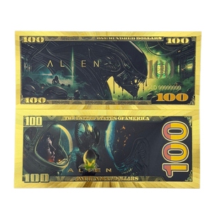 Billet de banque américain Ali-en 2026 plaqué or 24 carats pour cadeaux - Product Image 1