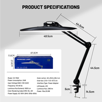 Lampe de table multifonctionnelle pour manucure, lampe de bureau LED, équipement de beauté, lampe de table pour nail art, vente en gros d'usine