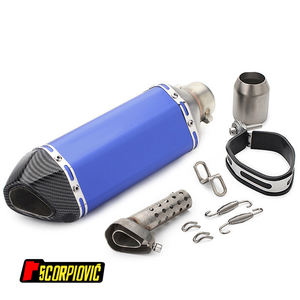 Leicht Montierbarer Universal-Motorrad-Auspuff aus Edelstahl 304 für Motorrad-Auspuffanlagen und Schalldämpfer für Elektromotorräder - Product Image 3