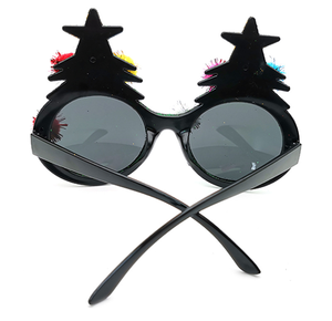 Gafas de sol festivas en forma de árbol de Navidad Gafas de regalo divertidas Gafas decorativas de Navidad de moda - Product Image 4