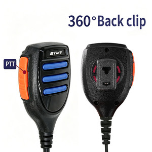 <b>Mini</b> Handheld Microphone 2 Pin <b>Speaker</b> Mic for Baofeng UV-5R UV-82 TK2000 Walkie Talkie Compact PTT Wire Mic Radio - Product Image 2