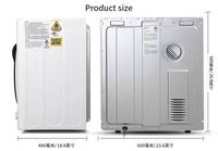 4kg Hot - Sale Sèche-linge électrique portable automatique-Type de plancher, ventes directes d'usine