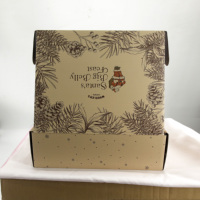Boîte cadeau en papier personnalisée avec impression décorative délicate, emballage cadeau haut de gamme, impression d'œuvres d'art haute définition