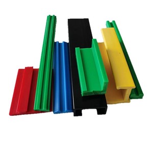 Riel guía de cadena Wanbang 15x1000 de plástico verde para sistemas transportadores - Product Image 3