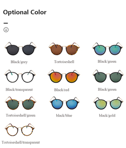 Gafas de Sol Redondas Pequeñas Smens, Montura de Gafas Vintage para Mujer, Gafas de Sol Retro de Diseñador para Hombre 2021, Protección UV400 - Product Image 2