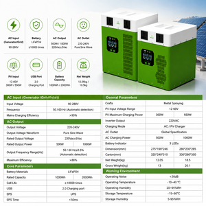 สถานีไฟฟ้าพกพาพร้อมแผงโซลาร์เซลล์ 500w - Product Image 3