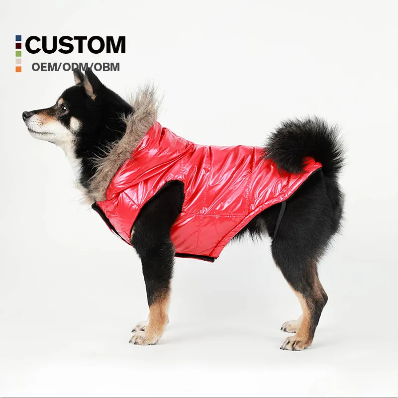 À la mode marque hiver grande taille XL épaissi français seau carlin hiver Baseball uniforme veste chaud coton velours chien vêtements