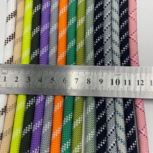 Cordon de serrage en polyester 100 % CQ avec embout en silicone élastique et cordon ciré pour vêtements, chaussures et textiles de maison - Product Image 2