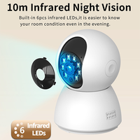 Tuya Nuevo Diseño Smart 3MP WiFi Cámara con Sistema de Alarma IOT Kit DE LA IOT-C23B