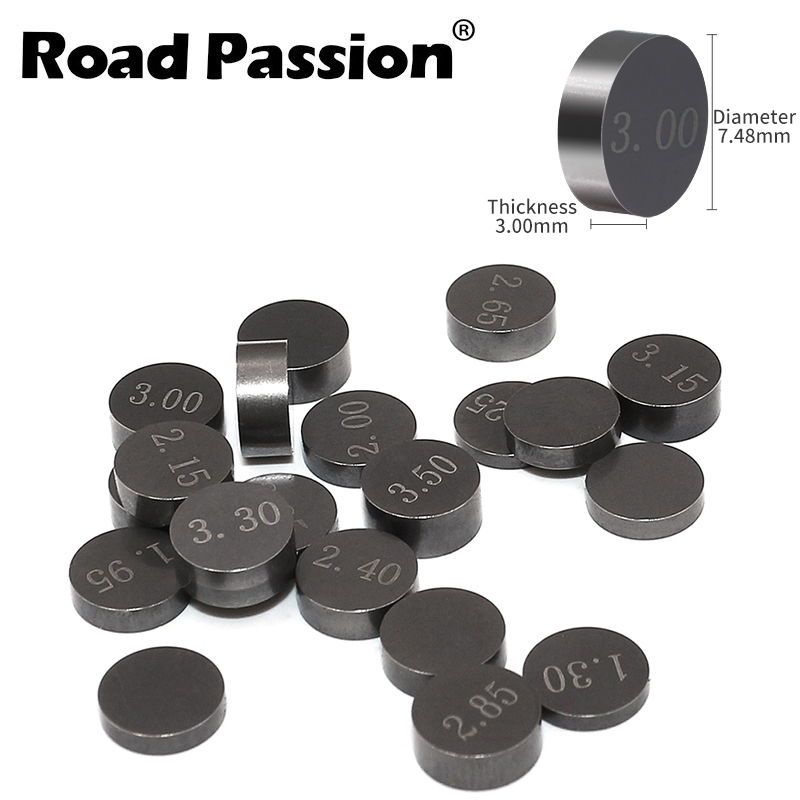 47pcs Motorcycle Adjustable 7.48mm Valve Shims Kit for Kawasaki