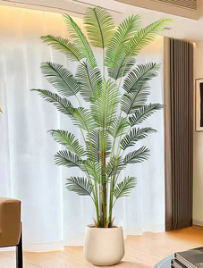 Plante artificielle <span class=keywords><strong>Dypsis</strong></span> de 250 cm, version à feuillage réduit et version à poils bruns ajoutés, vente directe d'usine, haut de gamme et luxueuse pour l'intérieur - Product Image 6