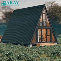 AKAY Maisons en conteneur préfabriquées de luxe Maison en A personnalisée en usine Maison en conteneur détachable