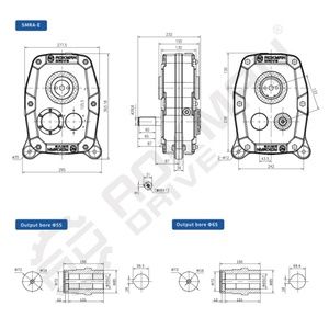 Reductor de Engranajes Montado en Eje Tipo SMRA al por Mayor para Minería de Agregados y Transportadores Portuarios - Product Image 6