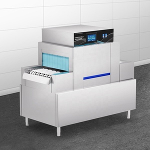 Fully Automatic Free <b>Standing</b> Large Flight Type Dishwasher Conveyor Machine Catering Hotels Kitchen Equipment DL-P260-6 Commerci - Product Image 1