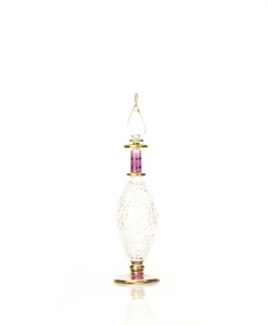 Botella de Perfume de Vidrio Egipcio Soplado a Mano, 30 ml, Recargable, Decorada con Oro de 24K, Logotipo Personalizado al por Mayor - Product Image 2