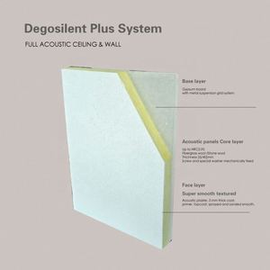 Plafond monolithique insonorisant en peinture acoustique sans joint sur panneau <span class=keywords><strong>de</strong></span> <span class=keywords><strong>laine</strong></span> <span class=keywords><strong>de</strong></span> <span class=keywords><strong>verre</strong></span> - Product Image 2