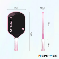 Raquette de pickleball ERE-MEE AEGIS VII en fibre de carbone, noyau de 16 mm, pour les tournois compétitifs et les joueurs de club d'élite