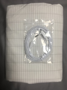 ชุดเครื่องนอนป้องกันไฟฟ้าสถิตย์ ผ้าปูที่นอนใยฝ้ายออร์แกนิกผสมใยเงิน 5% พร้อมผ้าปูที่นอนรัดมุมและปลอกหมอน - Product Image 6