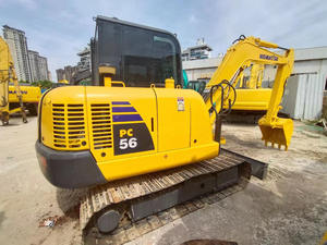 Miniexcavadora Komatsu original, excavadora PC56 de segunda mano con garantía de un año, corto tiempo de trabajo, fabricada en Japón - Product Image 4