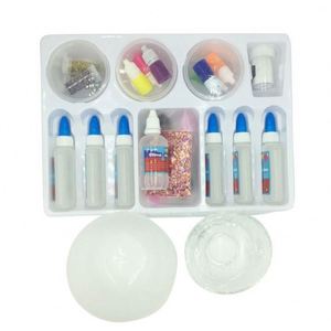 Kit de Slime de Arcilla Activadora DIY, Plastilina Transparente Esponjosa, Juguete de Plástico Suave con Pegamento Brillante, Juguete Educativo y Divertido para Niños en Oferta - Product Image 3