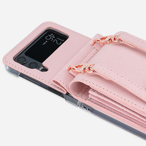 Funda de cuero VIETAO billetera <span class=keywords><strong>Galaxy</strong></span> Fold 4 fundas de teléfono de cuero con correa de mano para Samsung <span class=keywords><strong>Galaxy</strong></span> Z <span class=keywords><strong>Flip</strong></span> 4 Z <span class=keywords><strong>Flip</strong></span> 3 Z <span class=keywords><strong>Flip</strong></span> 5 funda - Product Image 3