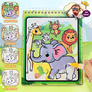 Venda quente Reutilizável Água Mágica Desenho Coloring Book Kids Sensorial Educação Precoce Para Crianças Presente De Aniversário Montessori Brinquedos - Product Image 4