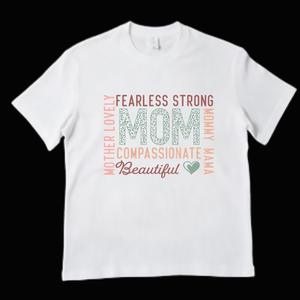 הדפסת העברת חום אופנתית וניתנת לכביסה ליום האם, הדפסי DTF להעברת חום לחולצות טי - Product Image 5