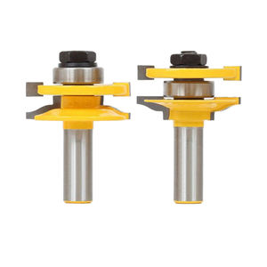 Tige et style pour assembler des mèches de toupie pour le travail du bois, outil de fraisage pour graver les meubles en bois, bricolage, 1/2 pouces - Product Image 1