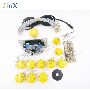 JinXi Arcade Joystick Kit With Red Buttons USB Interface For PC <b>Gaming</b> <b>Controller</b> DIY Accessories - Product Image 4