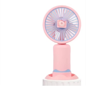 Ventilador USB Portátil Mini de Dibujos Animados - Ventilador Pequeño de Plástico Compacto para Hogar y Comercio Transfronterizo - Product Image 4