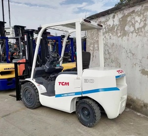 Mini carretilla elevadora diésel TCM usada de alta calidad y barata FD30 de 3 toneladas, marca japonesa FD70 FD50 en stock - Product Image 6