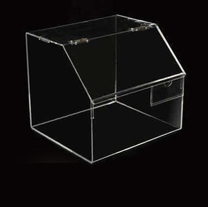 신케다 아크릴 식품 보관함 스탠드 투명 사탕 보관함 적층형 스위트 디스플레이 랙 소매점 슈퍼마켓 가정용 조리대 - Product Image 3