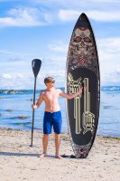 Planche de surf Gun and Rose Yoga Balance Power Jetsurf noire, nouvelle mode, avec leash, ailerons et sac