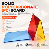 Panneau en polycarbonate (PC) solide, épaisseur 1-30 mm, taille standard 1220x2440 mm, couleur, usage industriel multi-scènes, OEM disponible