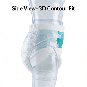 Couches jetables pour adultes ABDL OEM ODM XL avec canaux anti-fuites 3D, douceur respirante, pulpe de cellulose, haute absorption - Product Image 2