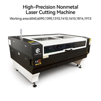 Machine de découpe laser CO2 avec commande Ruida et rails de guidage HIWIN pour acrylique, bois, MDF et cuir